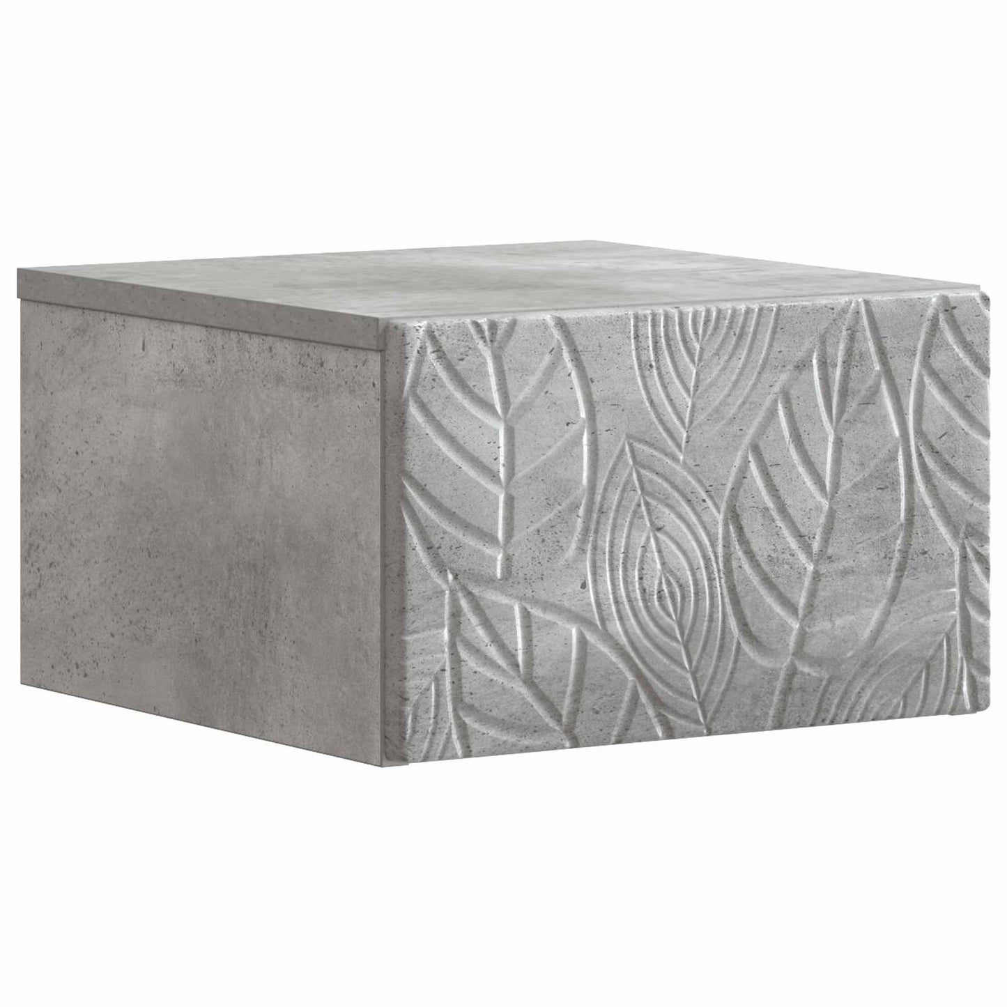 Tavolino da Parete Laterale 2 pcs Grigio Cemento | homemem39