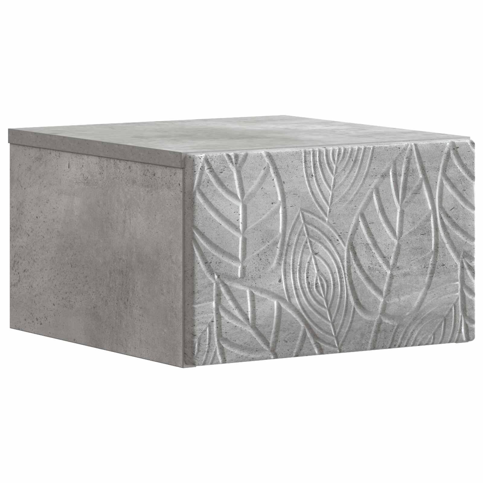 Tavolino da Parete Laterale 2 pcs Grigio Cemento | homemem39
