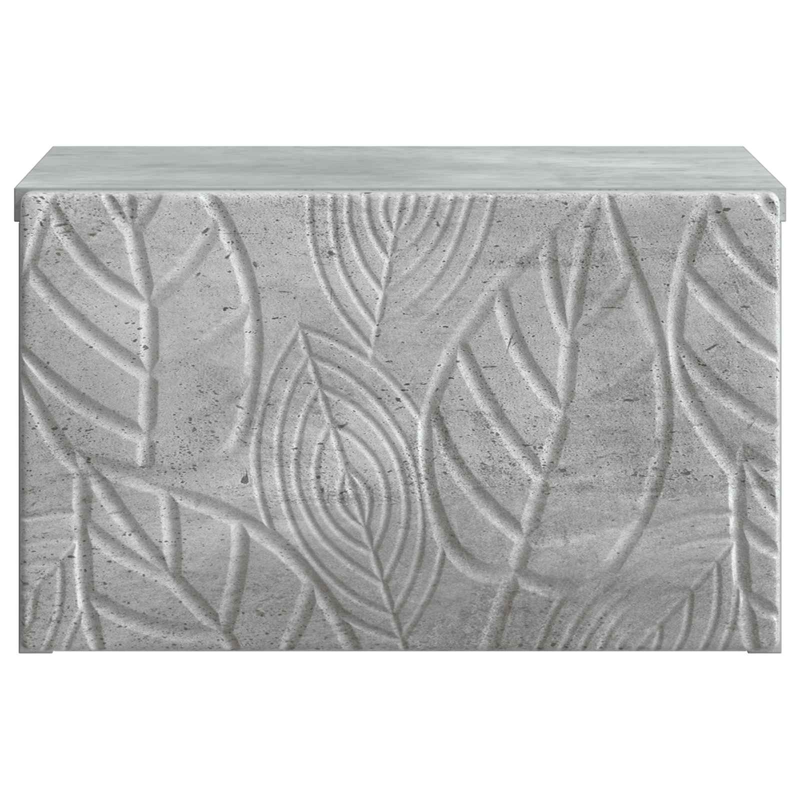 Tavolino da Parete Laterale 2 pcs Grigio Cemento | homemem39