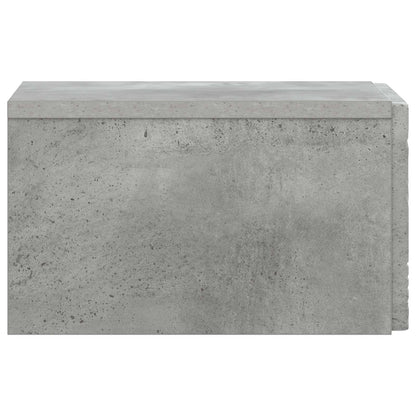 Tavolino da Parete Laterale 2 pcs Grigio Cemento | homemem39