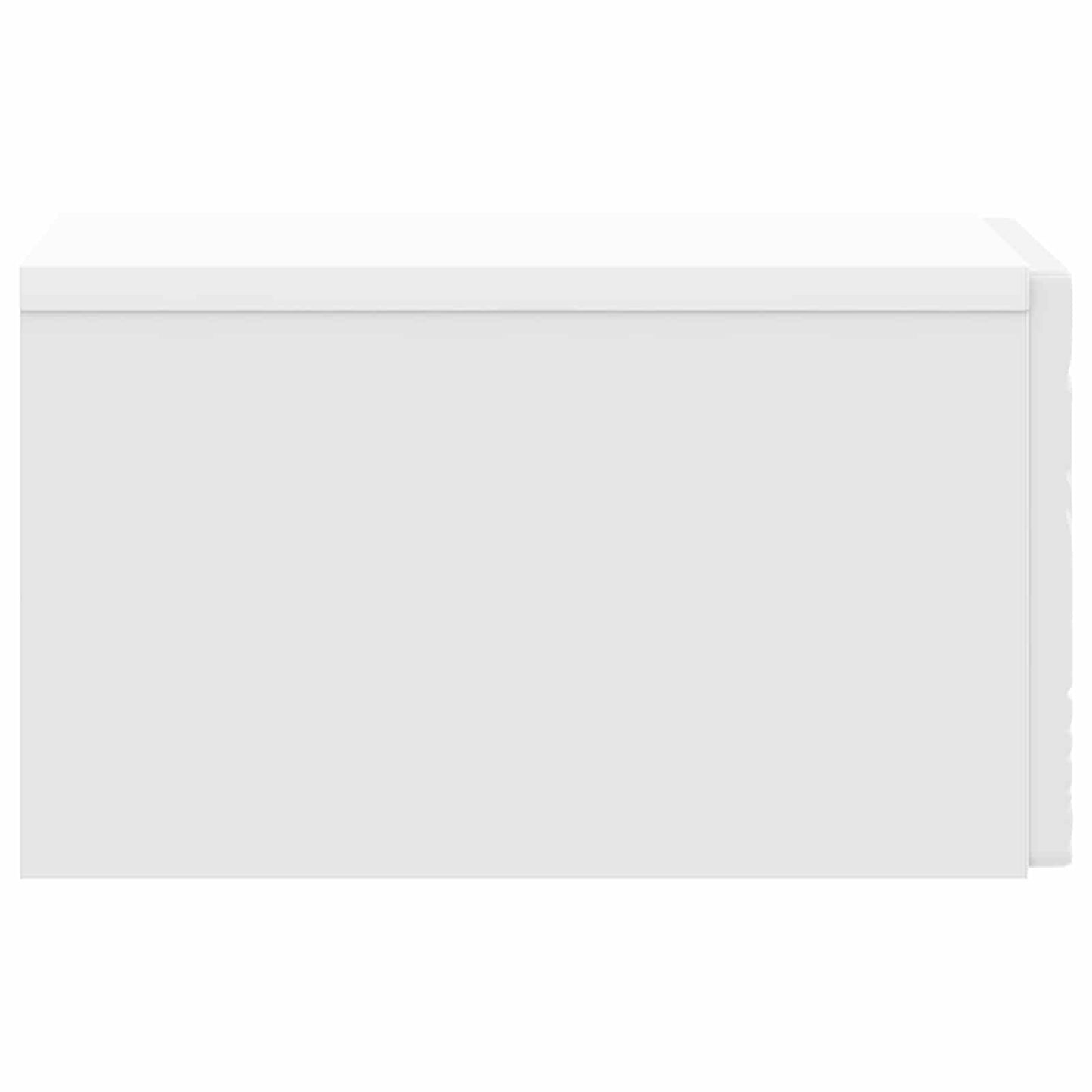 Tavolino da Parete Laterale Bianco Lucido 34,5 x 33 x 20 cm | homemem39