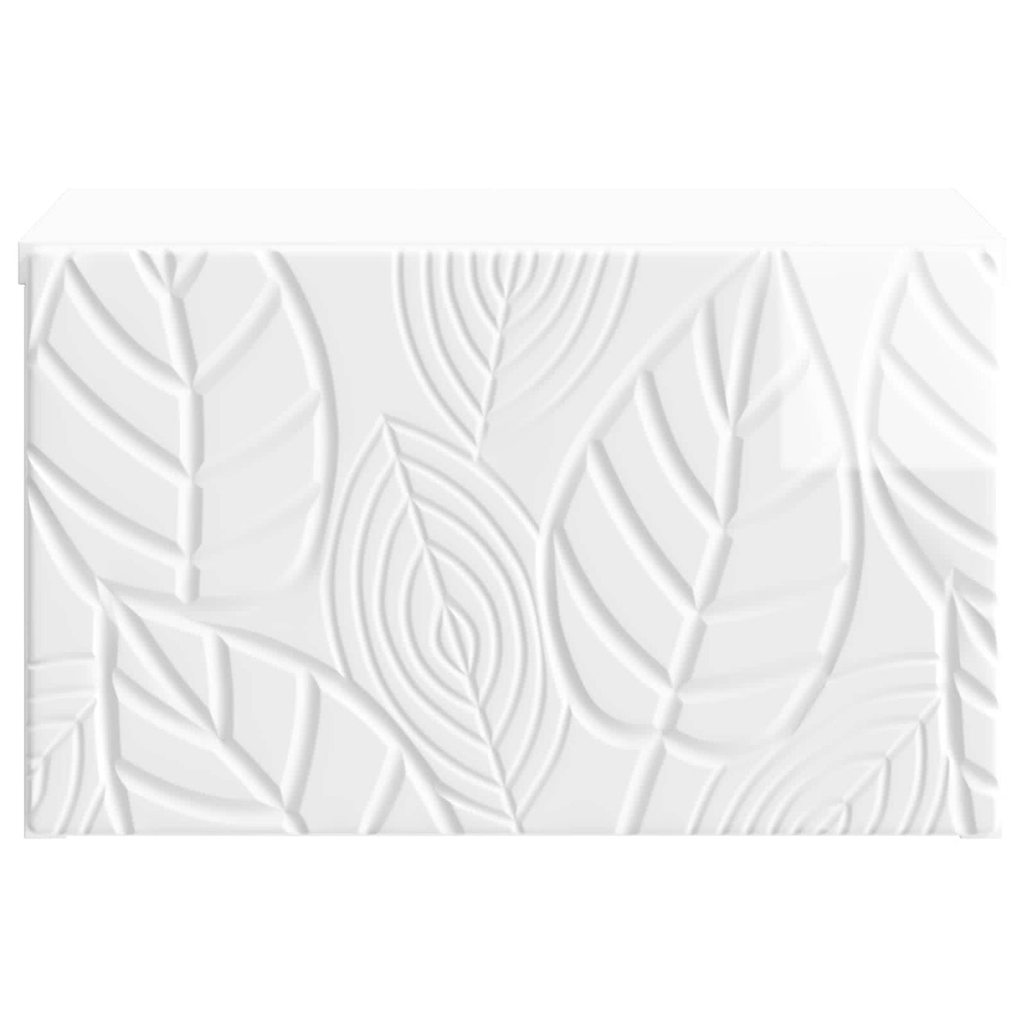 Tavolino da Parete Laterale 2 pcs Bianco Lucido | homemem39