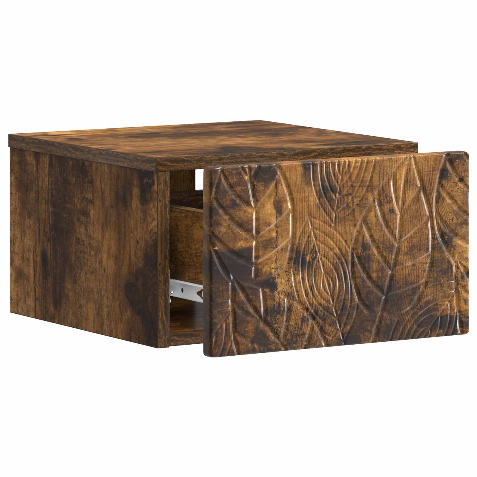 Tavolino da Parete Laterale Rovere Fumo 34,5 x 33 x 20 cm | homemem39