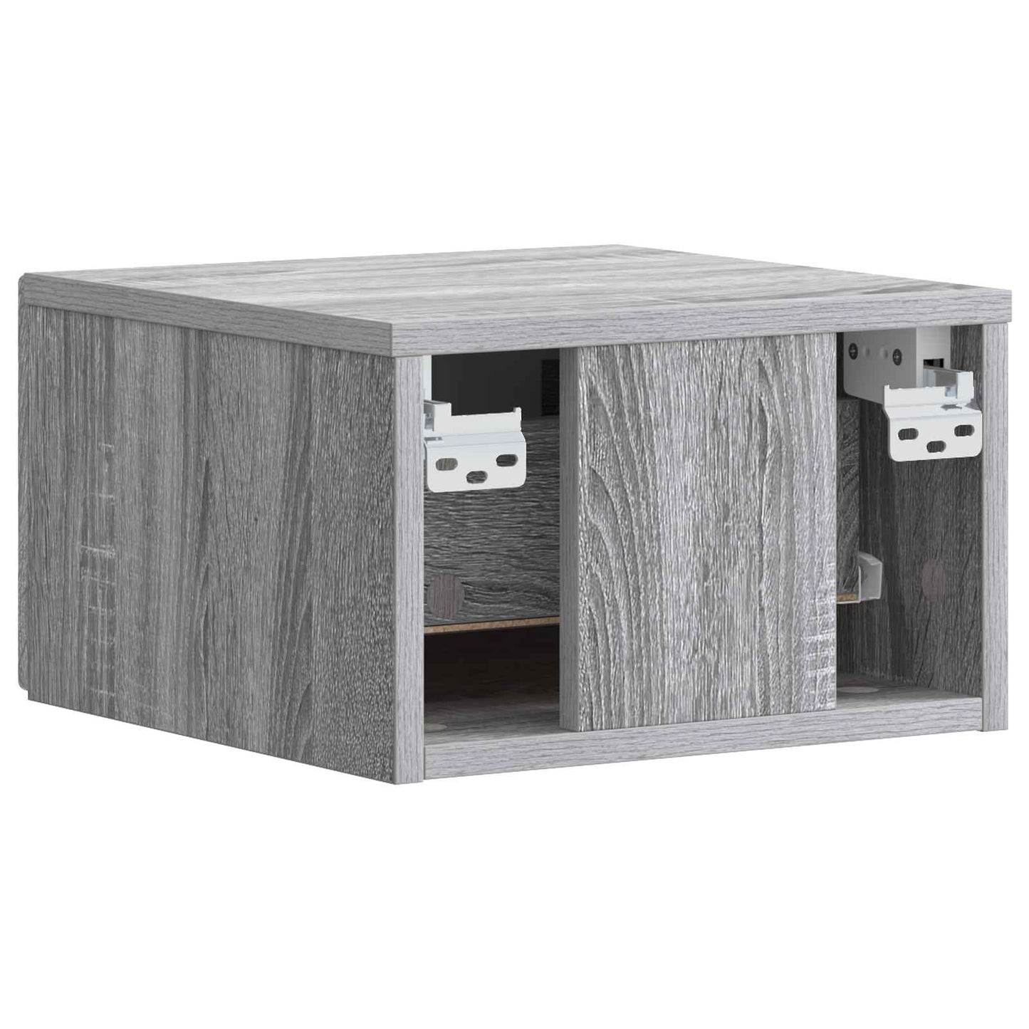 Tavolino da Parete Laterale Sonoma grigio 34,5 x 33 x 20 cm