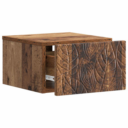 Tavolino da Parete Laterale Legno antico 34,5 x 33 x 20 cm | homemem39