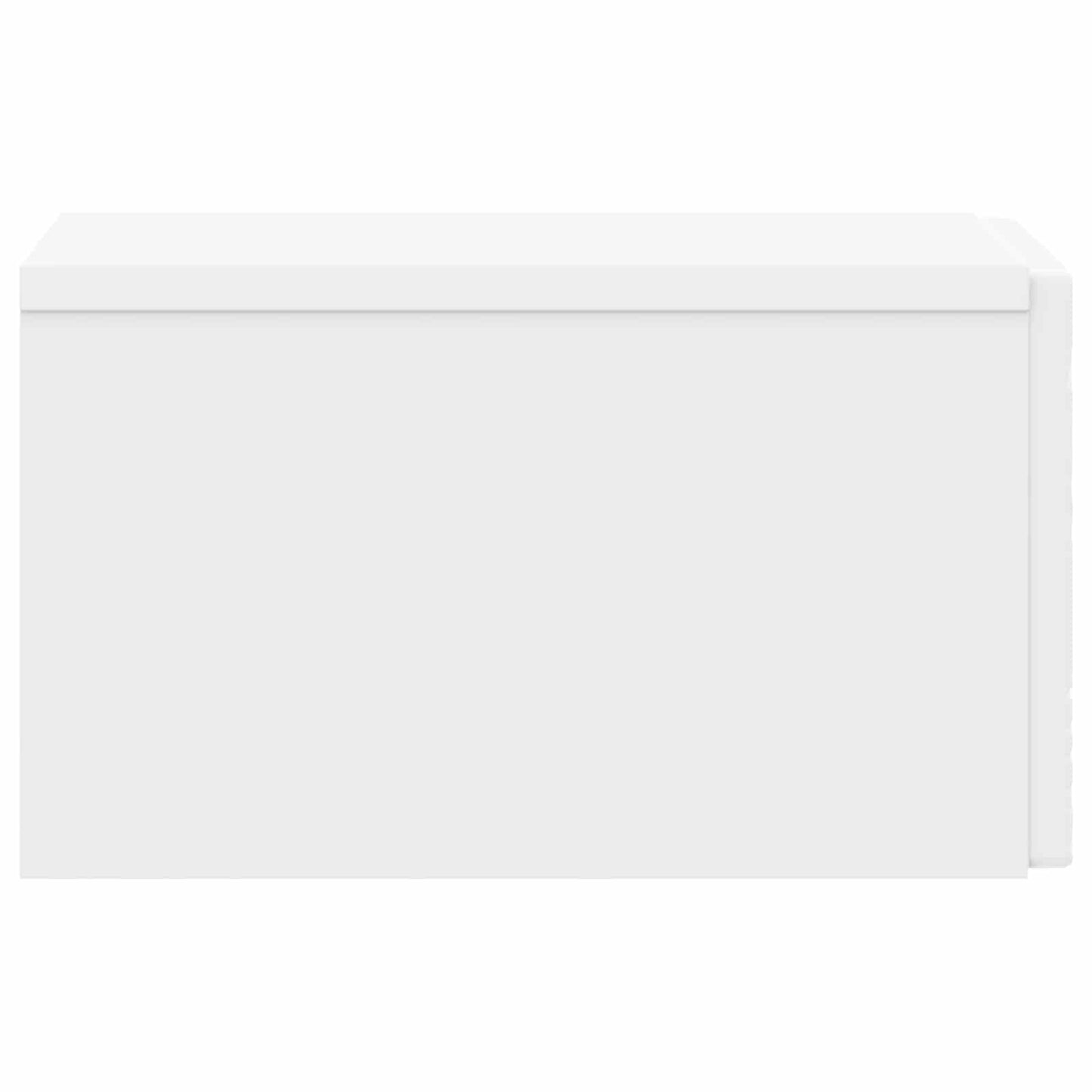 Mobiletto da notte a muro Bianco 49 x 34,5 x 20 cm | homemem39
