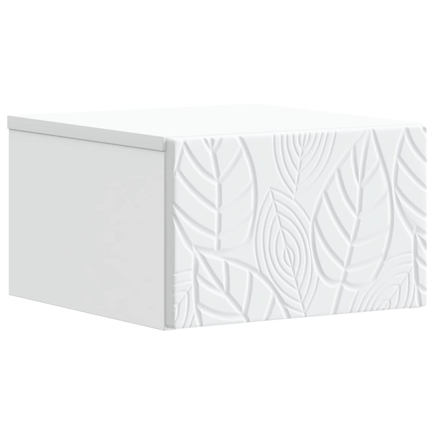 Mobiletto da notte a muro 2 pcs Bianco 49 x 34,5 x 20 cm | homemem39