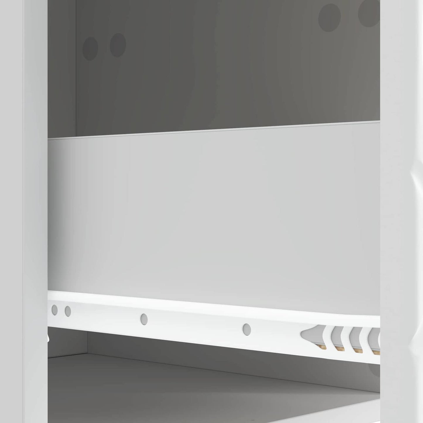 Tavolino da Parete Laterale Bianco 59 x 34,5 x 17 cm | homemem39