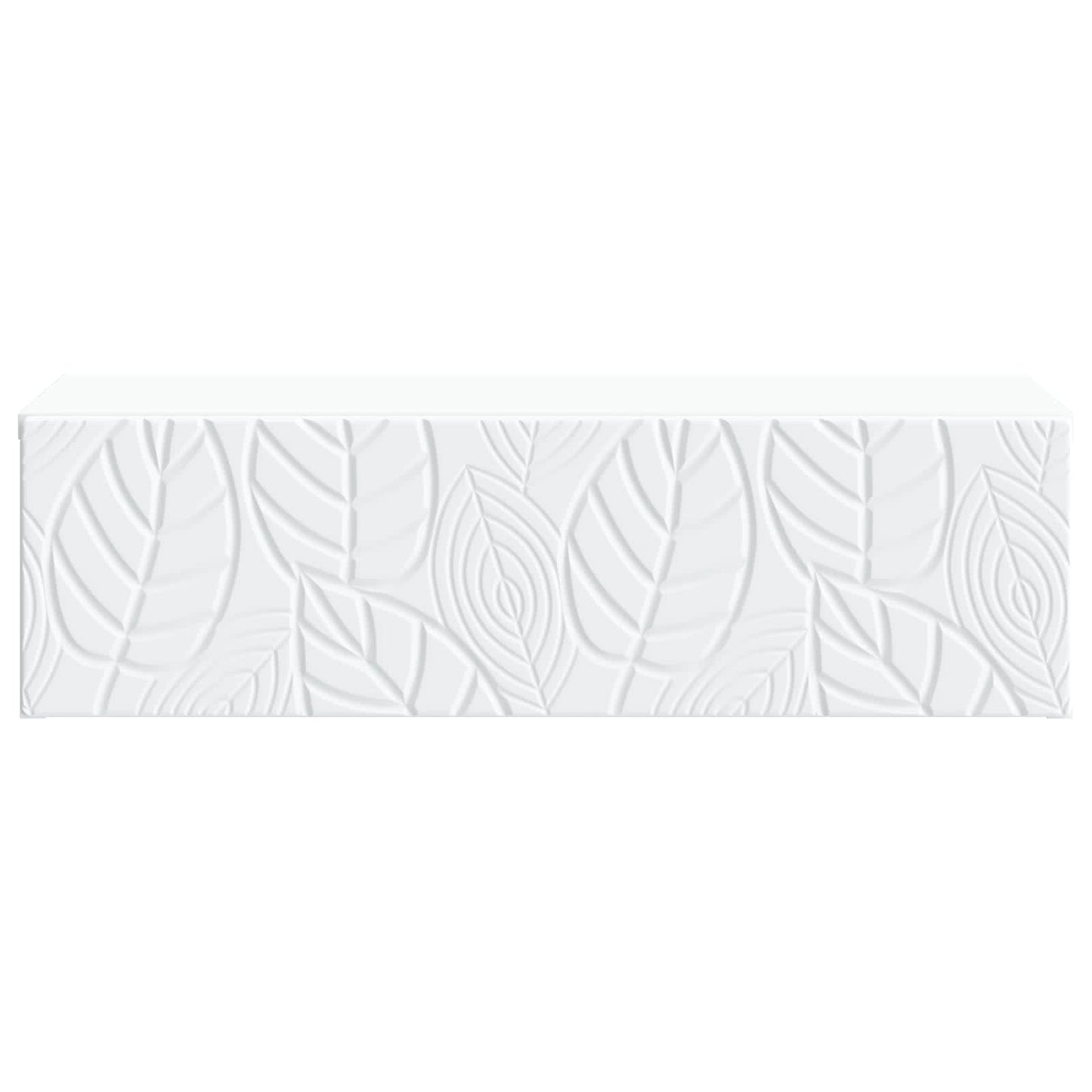 Tavolino da Parete Laterale Bianco 59 x 34,5 x 17 cm | homemem39