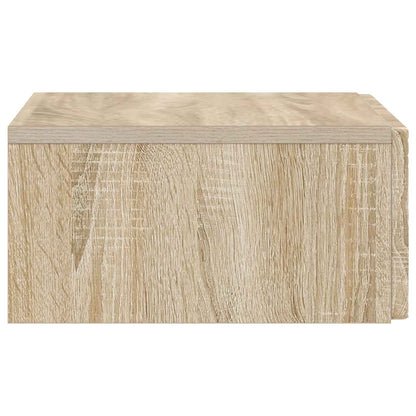 Tavolino da Parete Laterale Rovere Sonoma 59 x 34,5 x 17 cm | homemem39