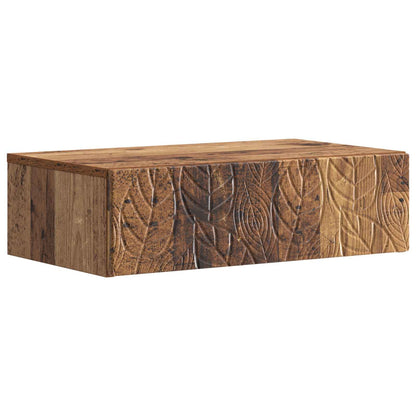 Tavolino da Parete Laterale Legno antico 59 x 34,5 x 17 cm | homemem39