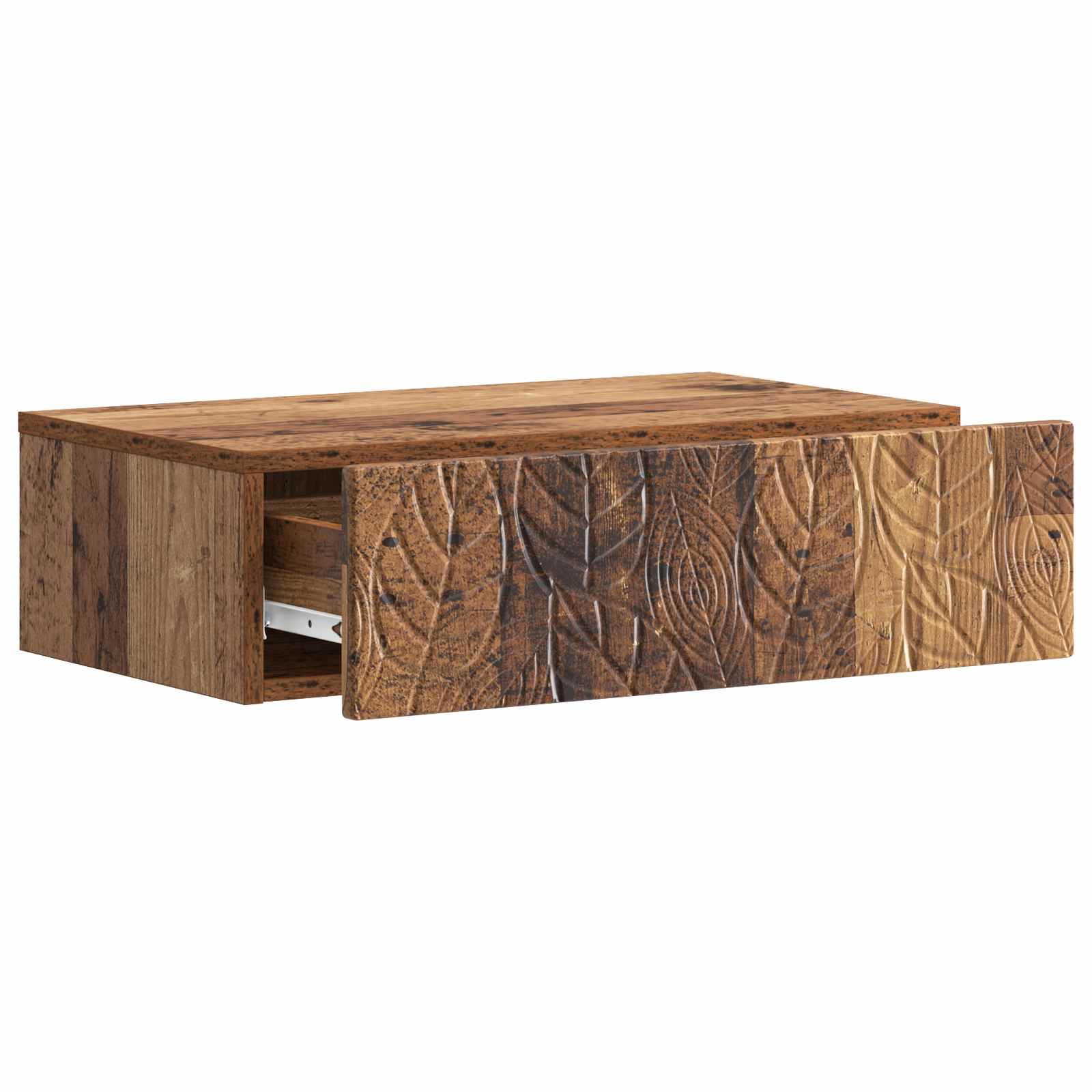 Tavolino da Parete Laterale Legno antico 59 x 34,5 x 17 cm | homemem39
