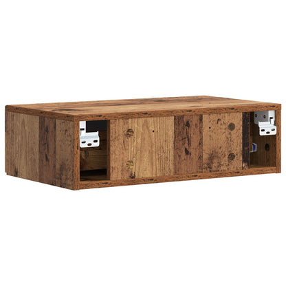 Tavolino da Parete Laterale Legno antico 59 x 34,5 x 17 cm | homemem39