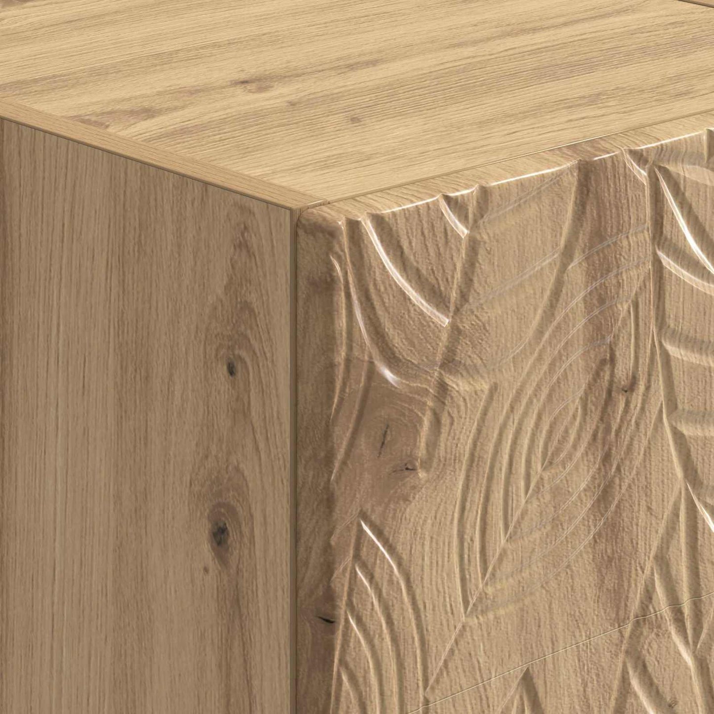 Tavolino da Parete Laterale Rovere Artigianale | homemem39