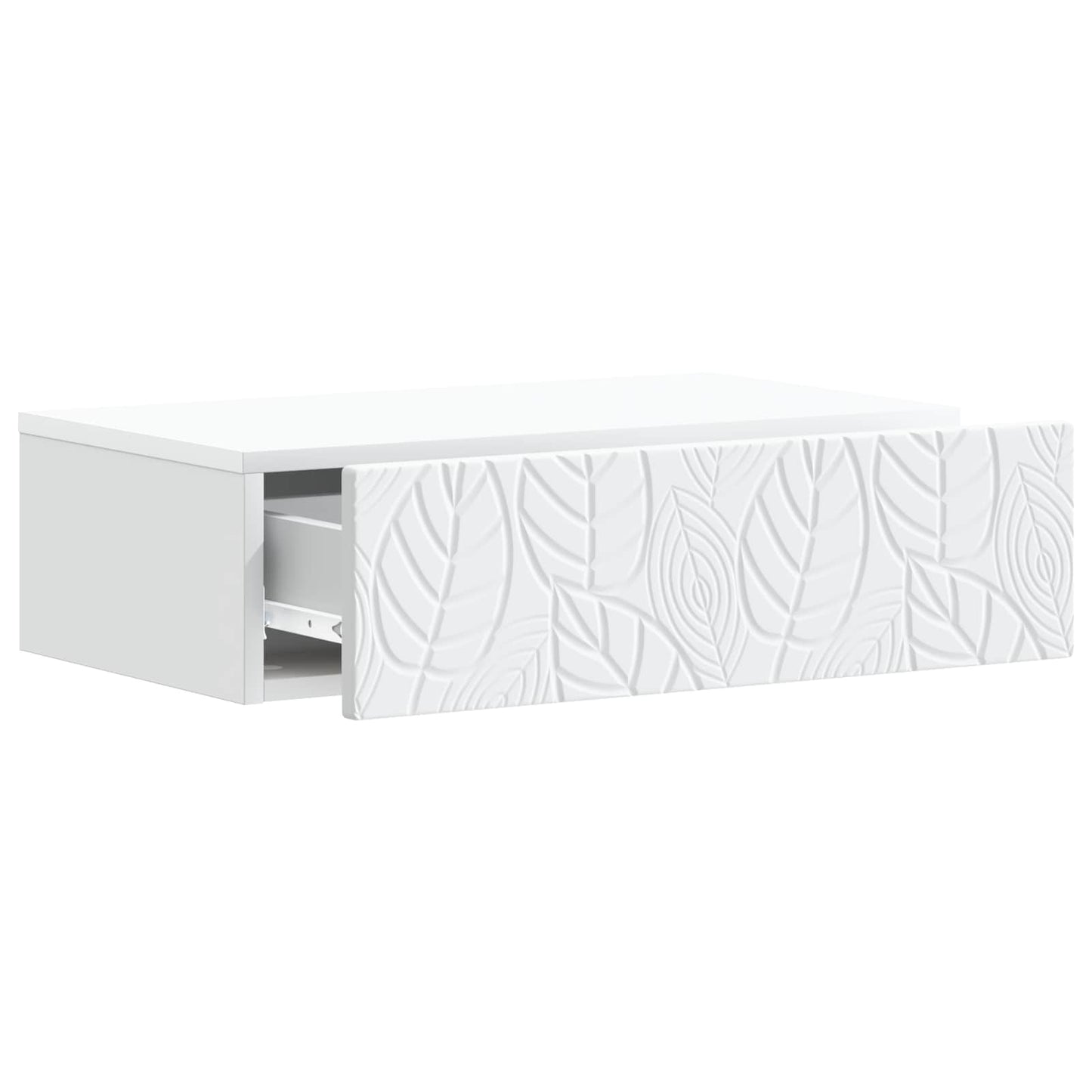 Tavolino da Parete Laterale Bianco 87,5 x 34,5 x 17 cm | homemem39