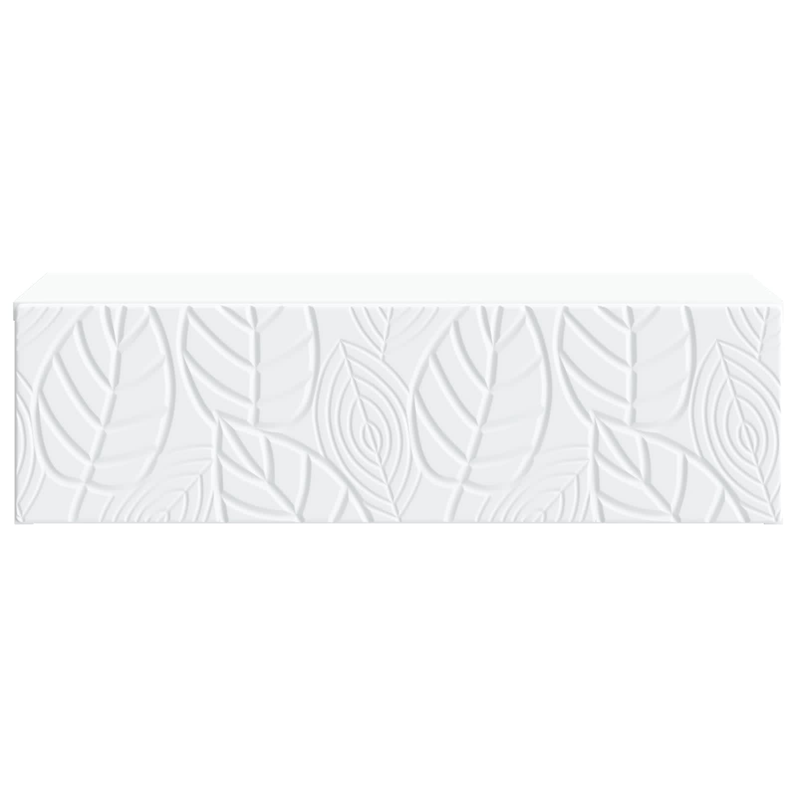 Tavolino da Parete Laterale Bianco 87,5 x 34,5 x 17 cm | homemem39