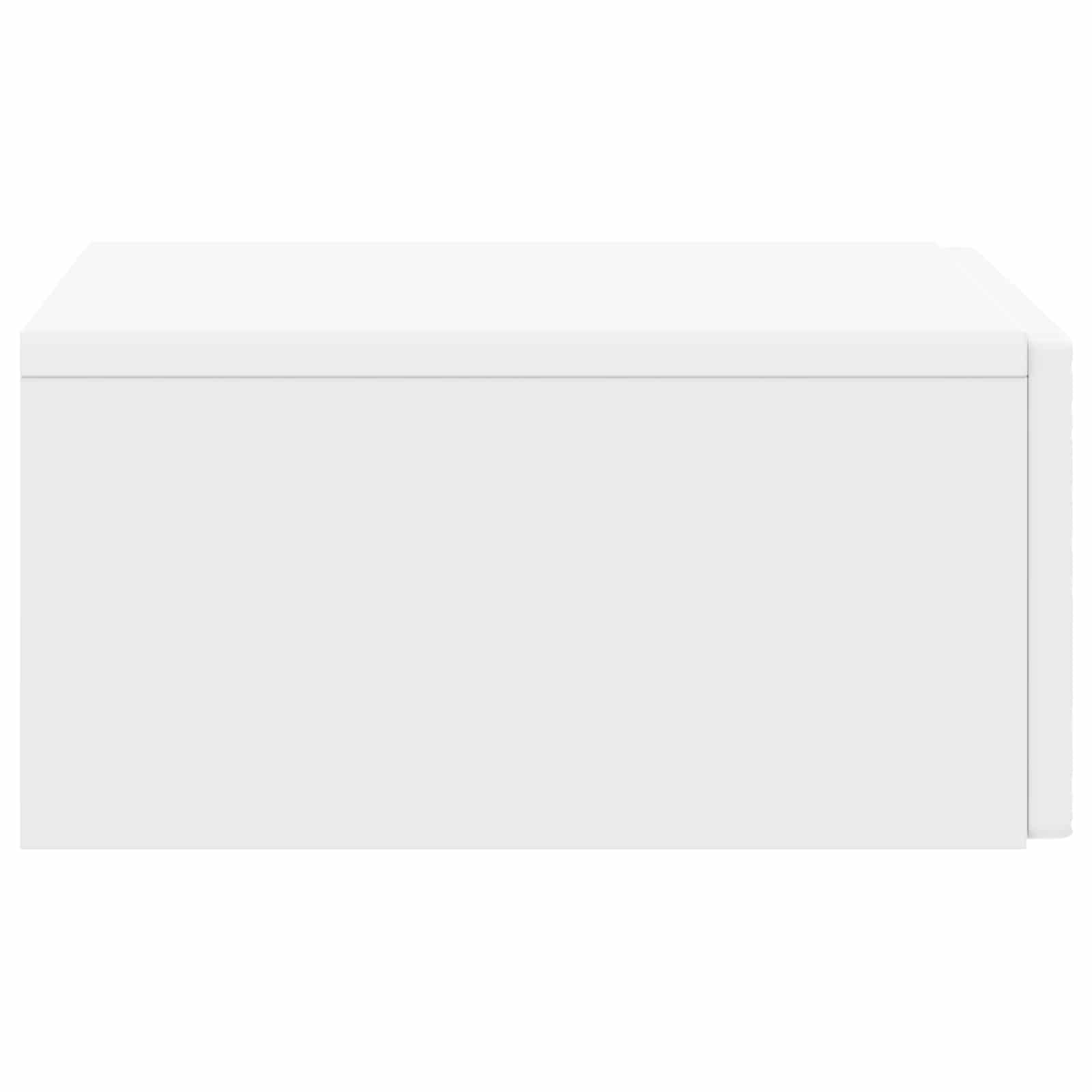 Tavolino da Parete Laterale Bianco 87,5 x 34,5 x 17 cm | homemem39