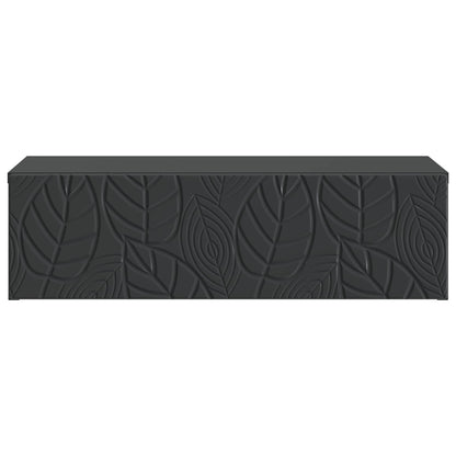 Tavolino da Parete Laterale Nero 87,5 x 34,5 x 17 cm | homemem39