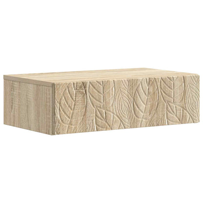 Tavolino da Parete Laterale Rovere Sonoma 87,5 x 34,5 x 17 cm | homemem39