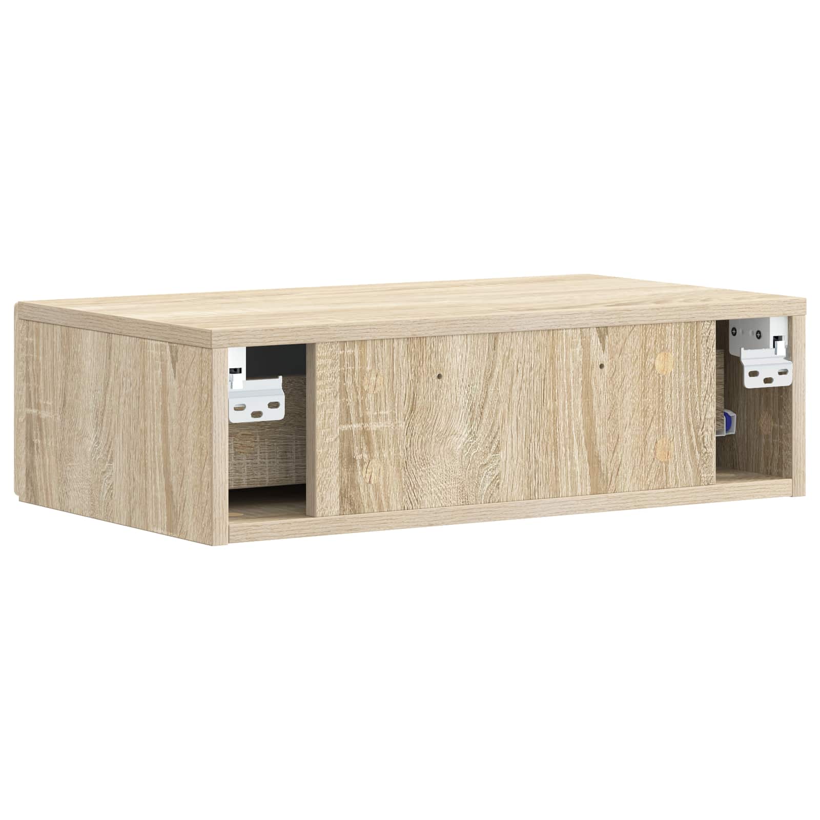 Tavolino da Parete Laterale Rovere Sonoma 87,5 x 34,5 x 17 cm | homemem39