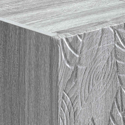 Tavolino da Parete Laterale Sonoma grigio 87,5 x 34,5 x 17 cm | homemem39