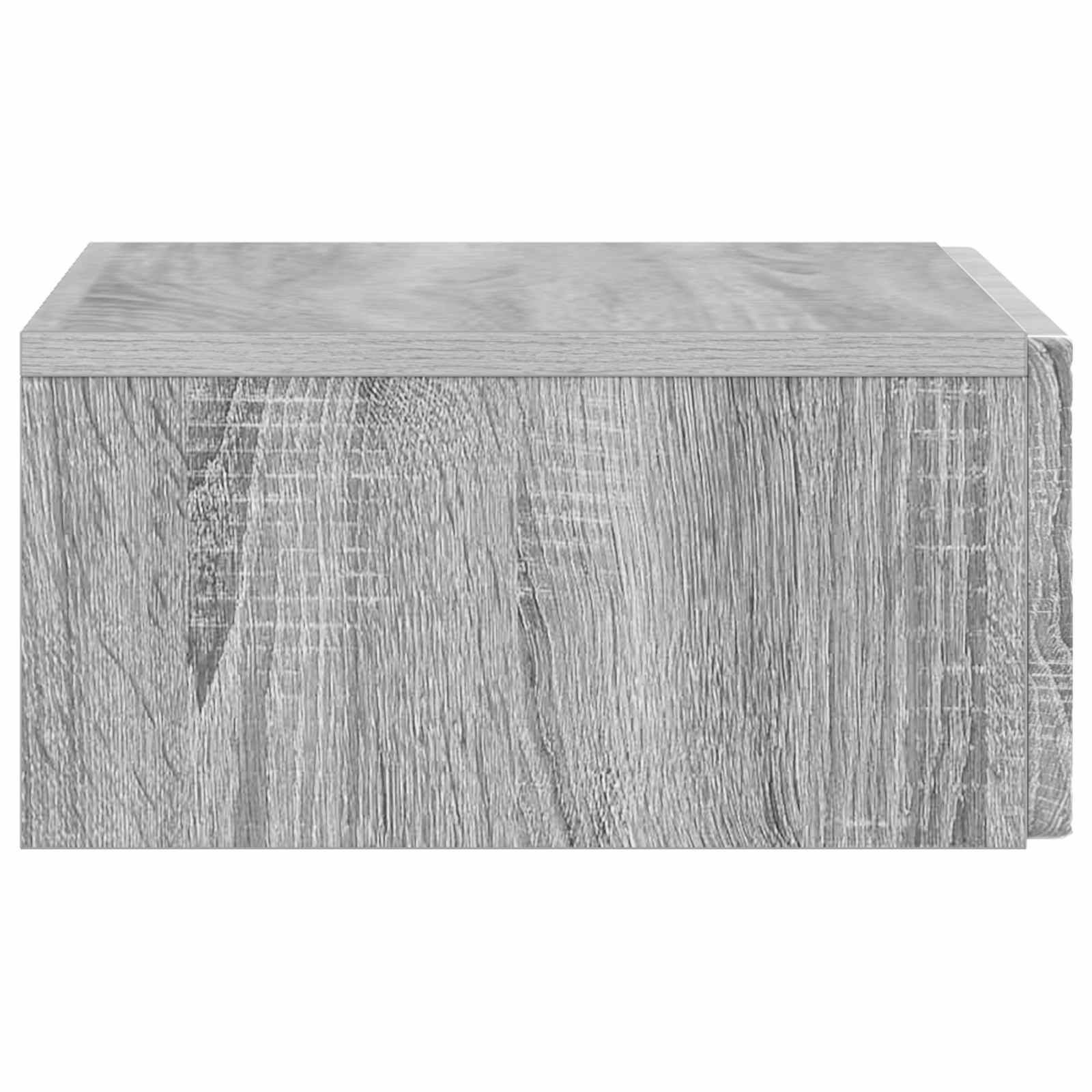 Tavolino da Parete Laterale Sonoma grigio 87,5 x 34,5 x 17 cm | homemem39