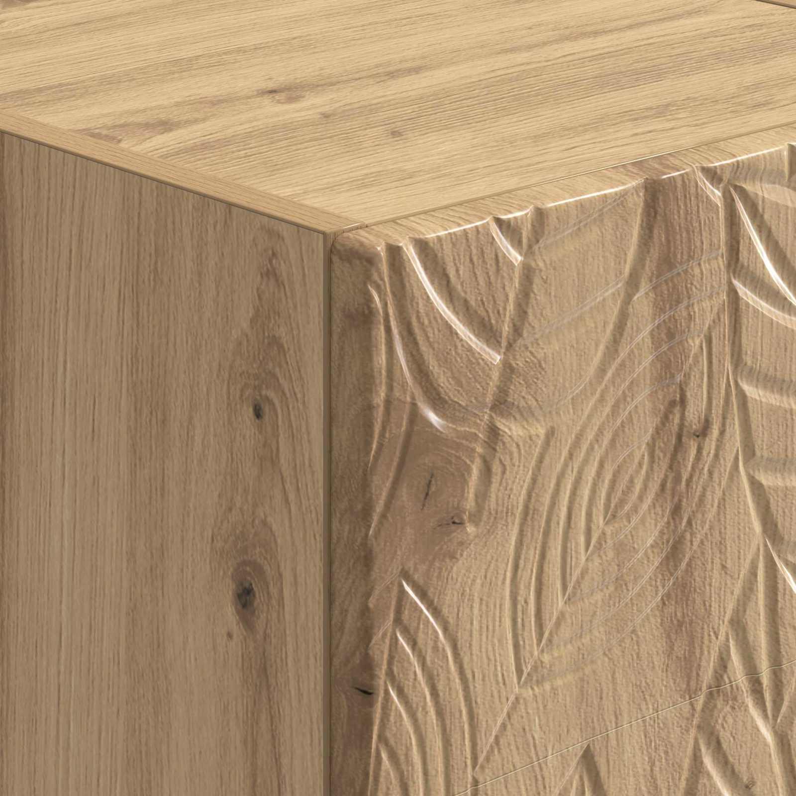 Tavolino da Parete Laterale Rovere Artigianale | homemem39