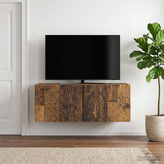Mobile Porta TV da Muro 78,5 x 31 cm Legno antico | homemem39