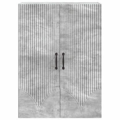 Mobiletto a muro Grigio Cemento 66 x 34,5 x 90 cm | homemem39