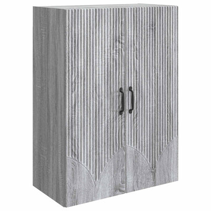 Mobiletto a muro Sonoma grigio 66 x 34,5 x 90 cm | homemem39