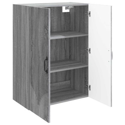 Mobiletto a muro Sonoma grigio 66 x 34,5 x 90 cm | homemem39