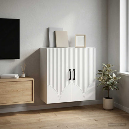 Mobiletto a muro Bianco 59 x 31 x 60 cm Legno ingegnerizzato | homemem39