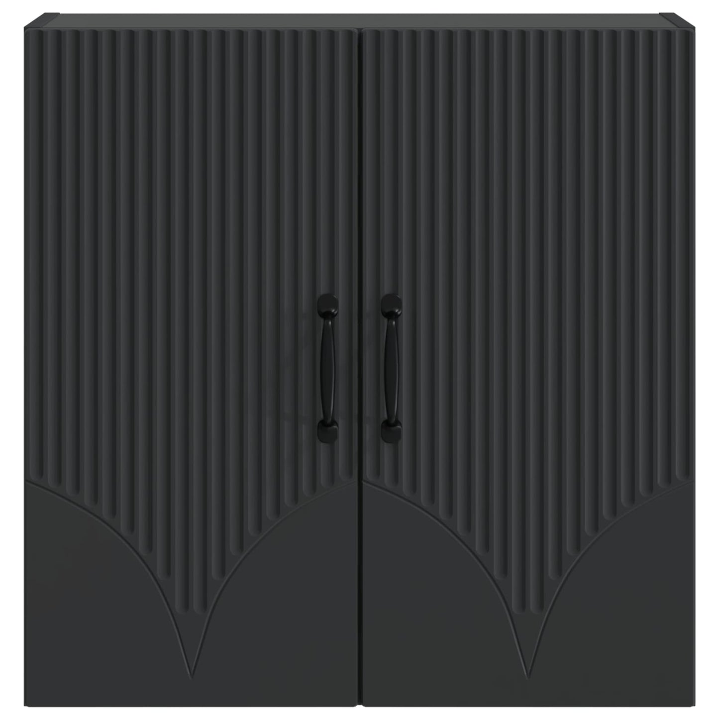 Mobiletto a muro Nero 59 x 31 x 60 cm Legno ingegnerizzato | homemem39