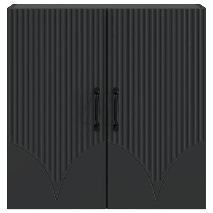 Mobiletto a muro Nero 59 x 31 x 60 cm Legno ingegnerizzato | homemem39