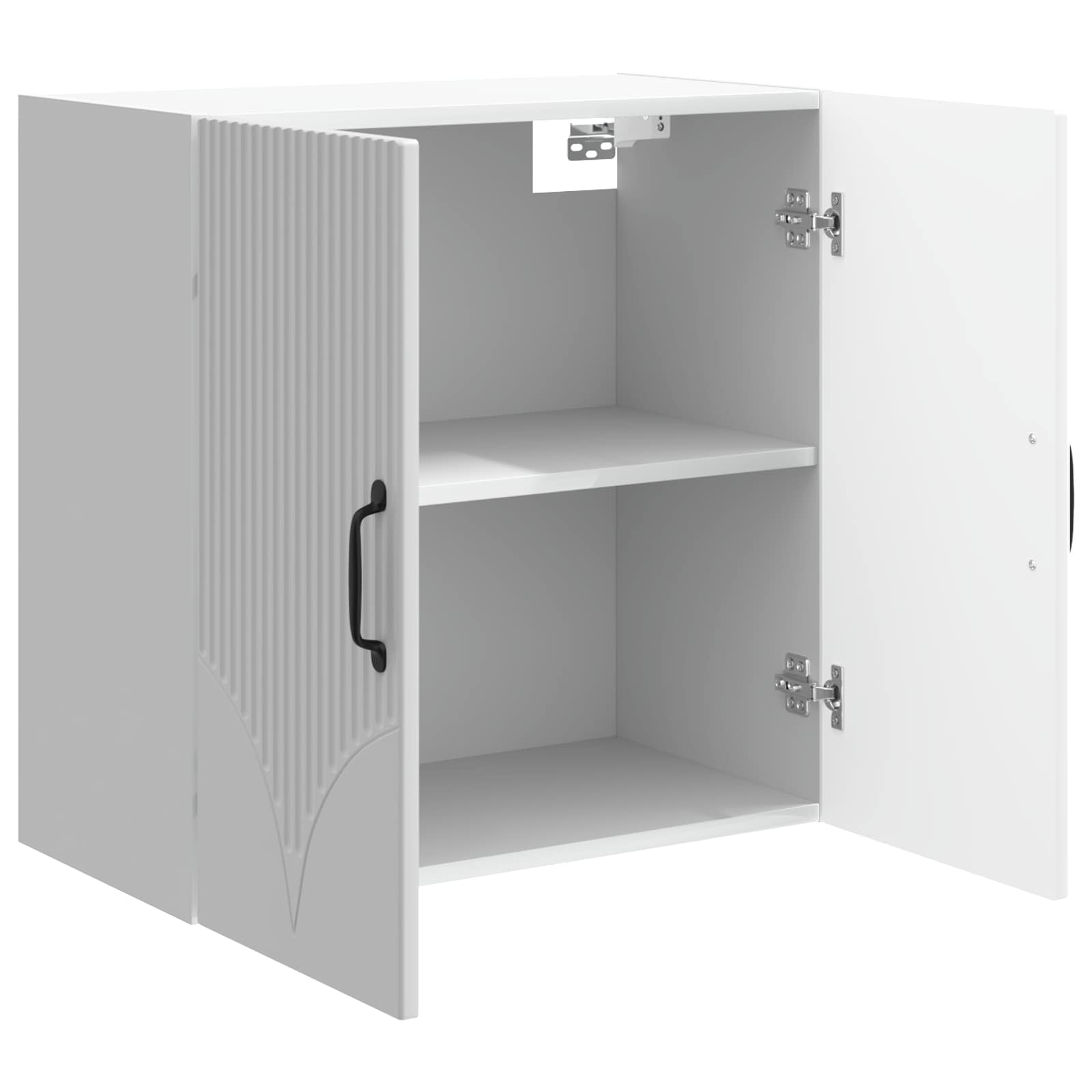 Mobiletto a muro Bianco Lucido 59 x 31 x 60 cm | homemem39
