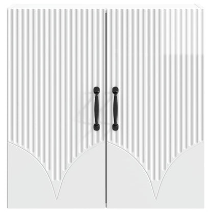 Mobiletto a muro Bianco Lucido 59 x 31 x 60 cm | homemem39