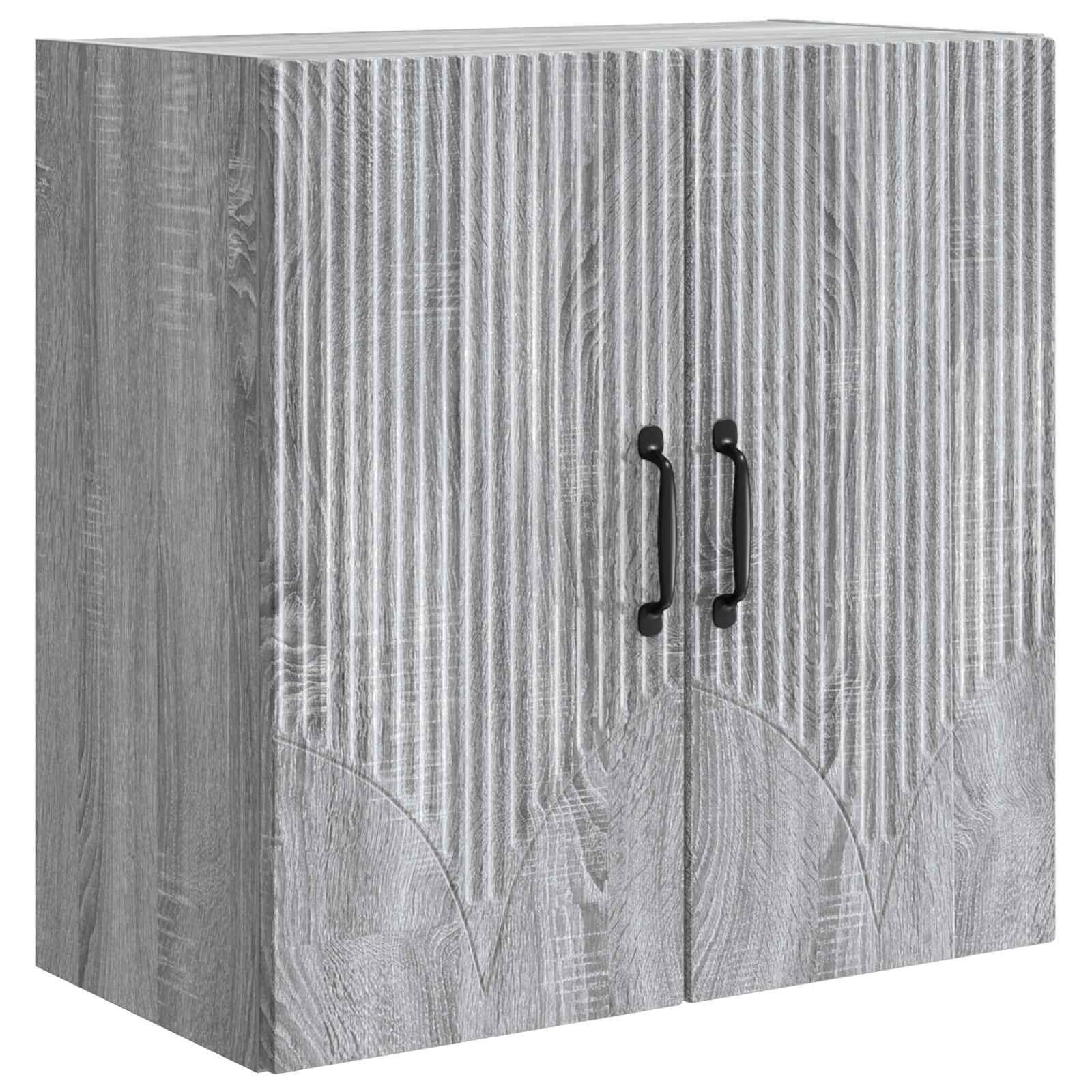Mobiletto a muro Sonoma grigio 59 x 31 x 60 cm | homemem39