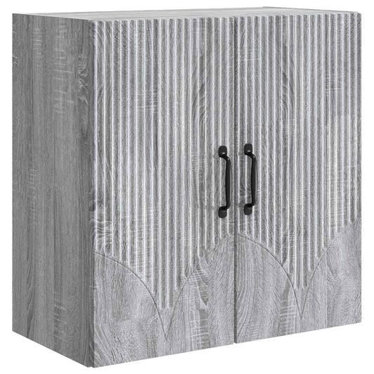 Mobiletto a muro Sonoma grigio 59 x 31 x 60 cm | homemem39