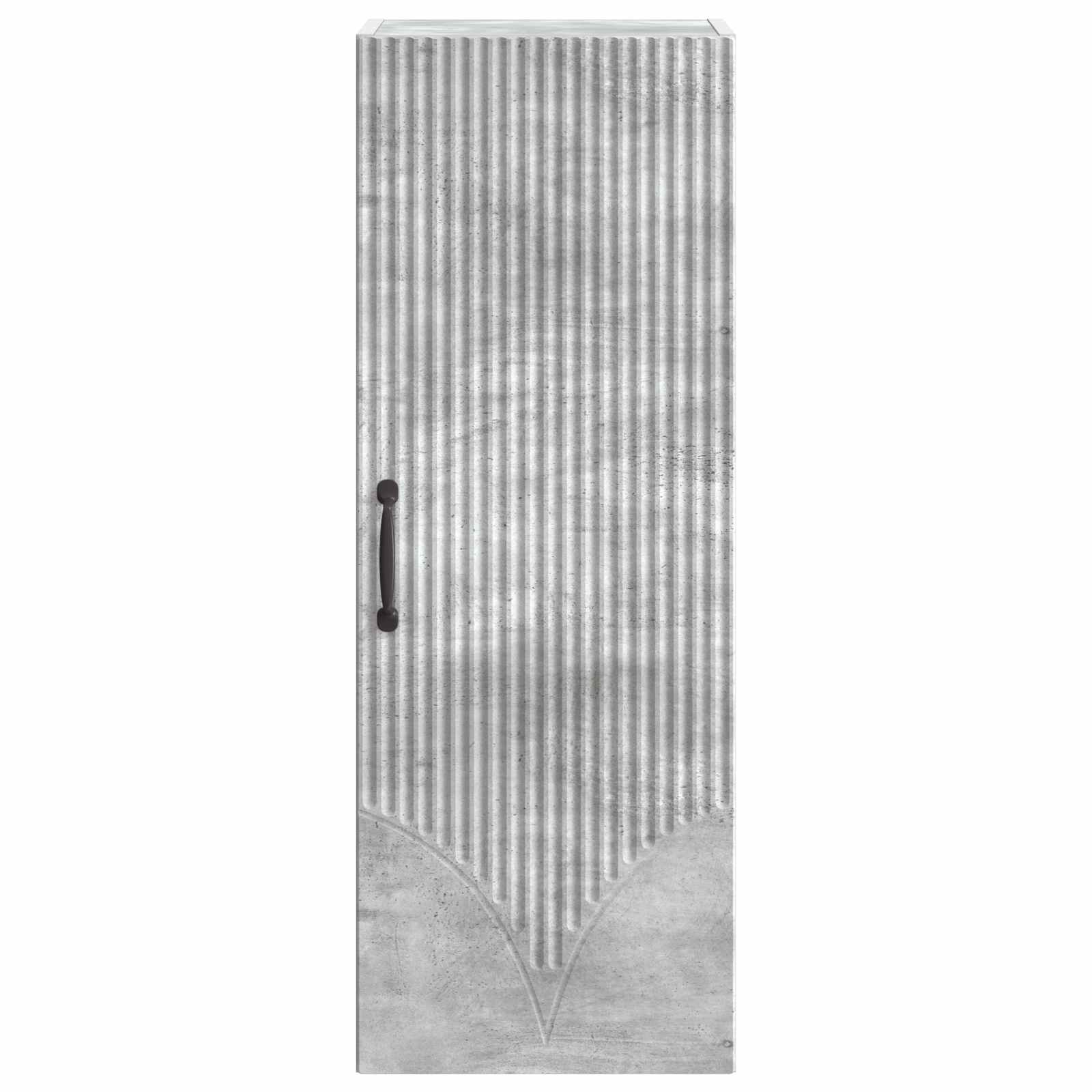 Mobiletto a muro Grigio Cemento 33 x 34,5 x 90 cm | homemem39