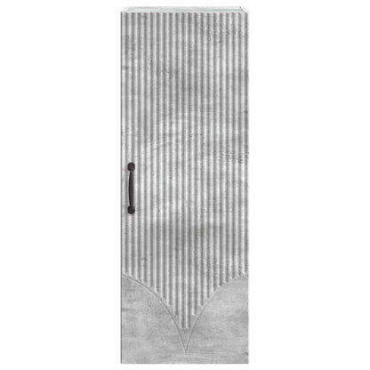 Mobiletto a muro Grigio Cemento 33 x 34,5 x 90 cm | homemem39