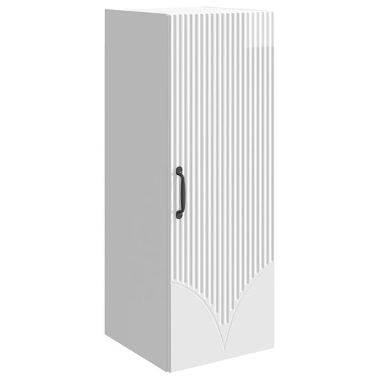 Mobiletto a muro Bianco Lucido 33 x 34,5 x 90 cm | homemem39