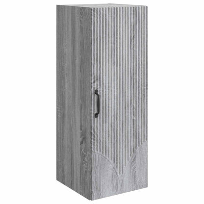 Mobiletto a muro Sonoma grigio 33 x 34,5 x 90 cm | homemem39