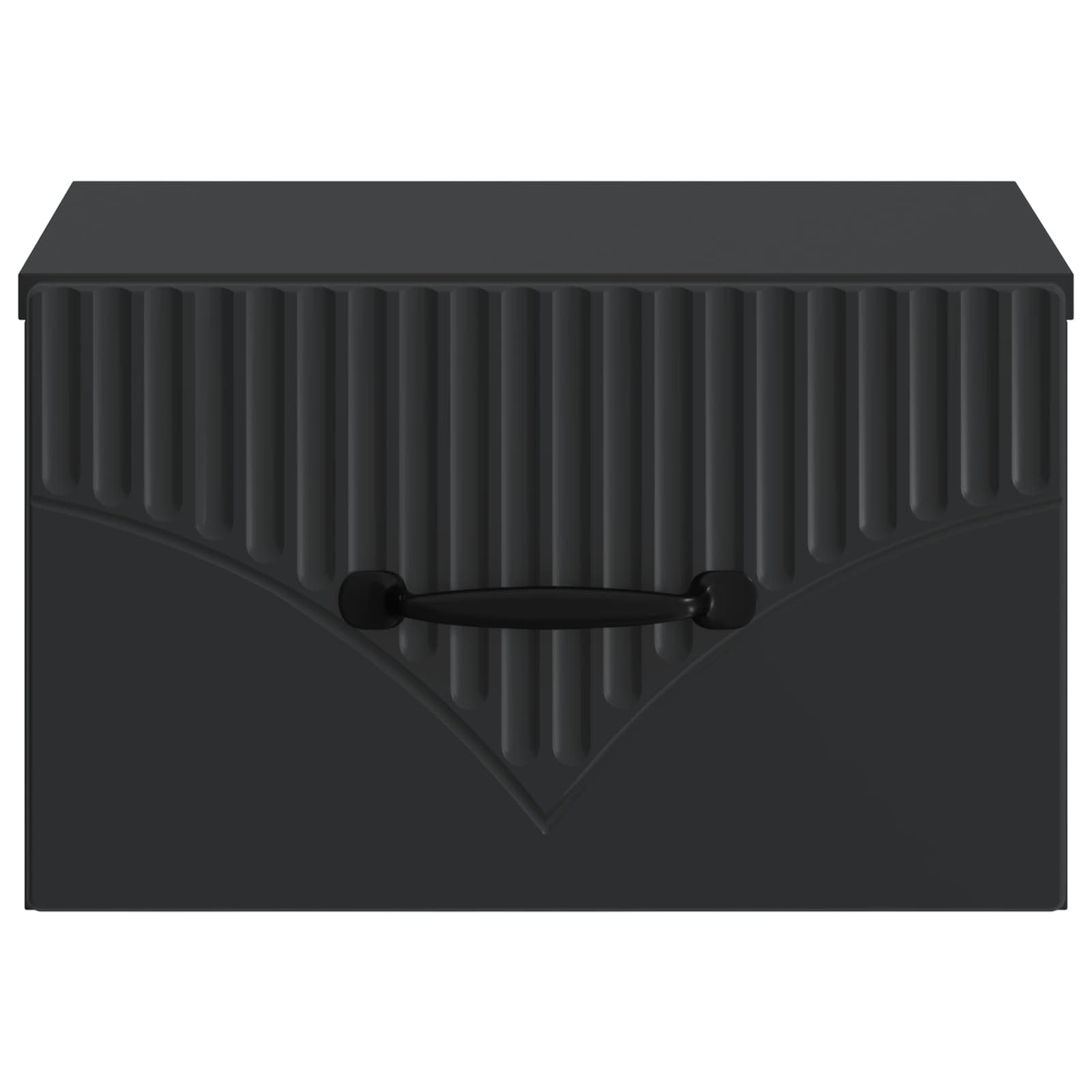 Mobiletto da notte a muro 2 pcs Nero 34,5 x 33 x 20 cm | homemem39