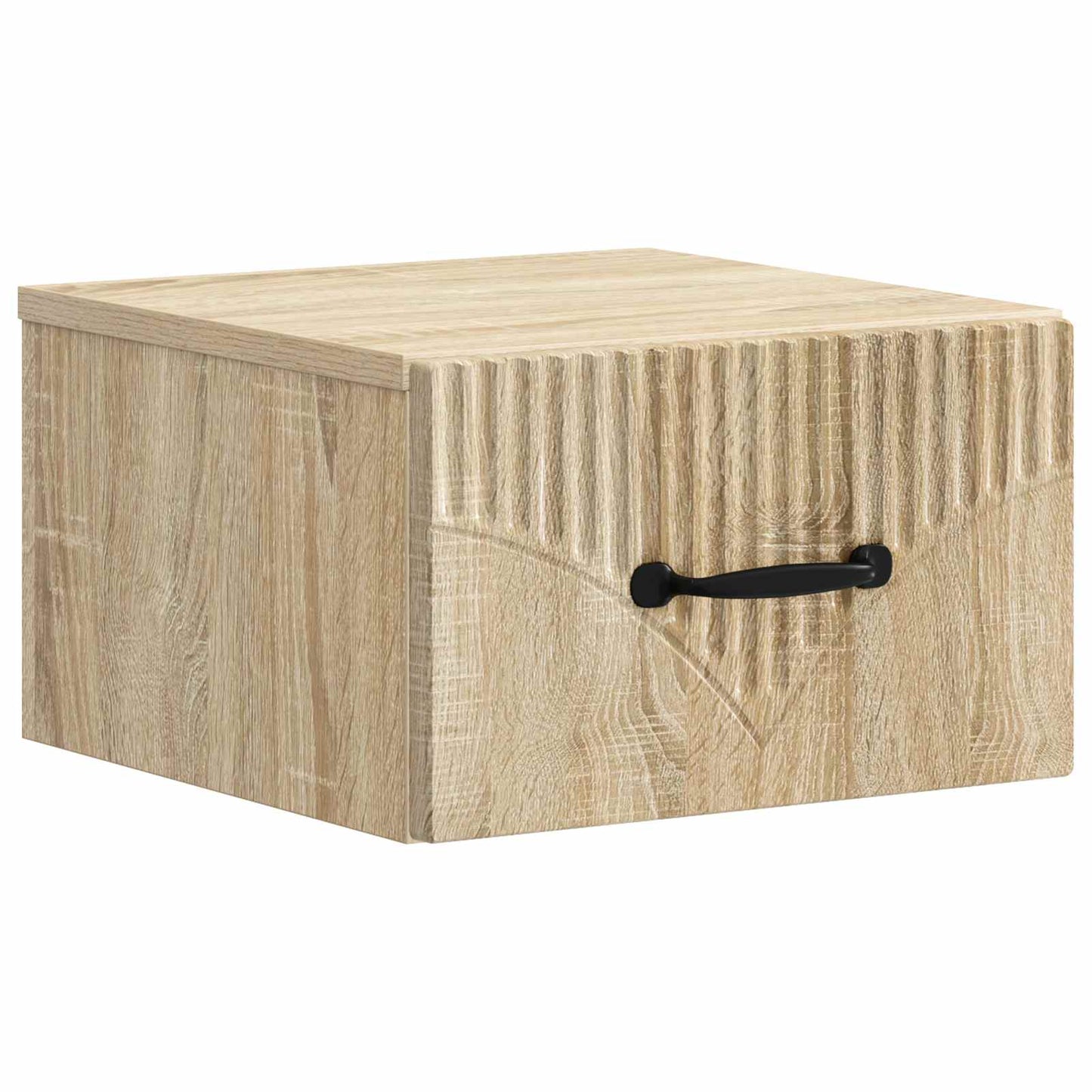Mobiletto da notte a muro Rovere Sonoma 34,5 x 33 x 20 cm | homemem39