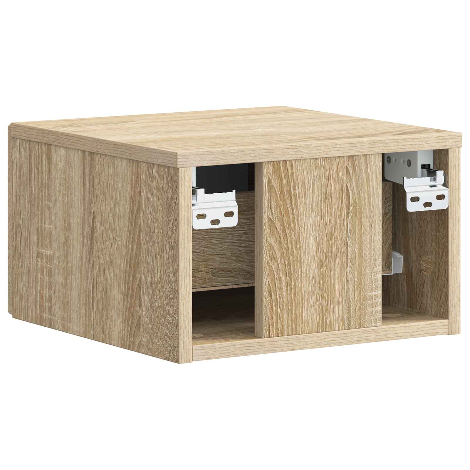 Mobiletto da notte a muro Rovere Sonoma 34,5 x 33 x 20 cm | homemem39