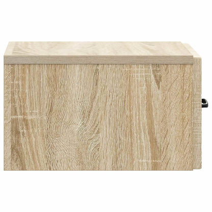 Mobiletto da notte a muro Rovere Sonoma 34,5 x 33 x 20 cm | homemem39