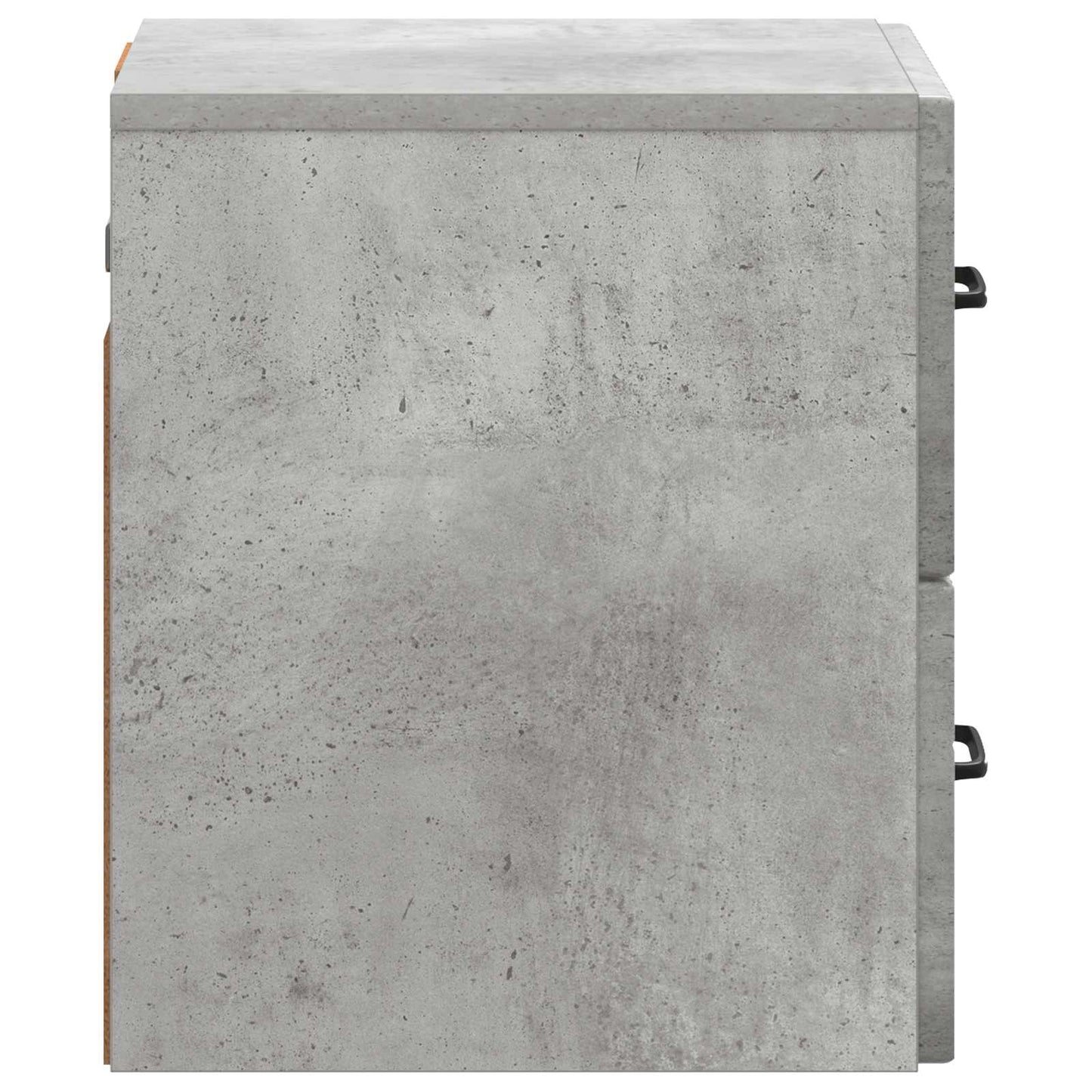 Mobiletto da notte a muro Grigio Cemento 34,5 x 33 x 40 cm | homemem39