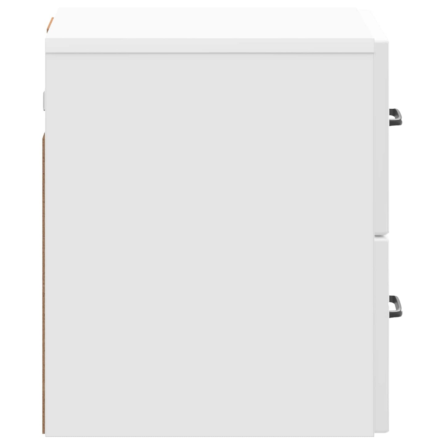 Mobiletto da notte a muro 2 pcs Bianco Lucido 34,5 x 33 x 40 cm | homemem39