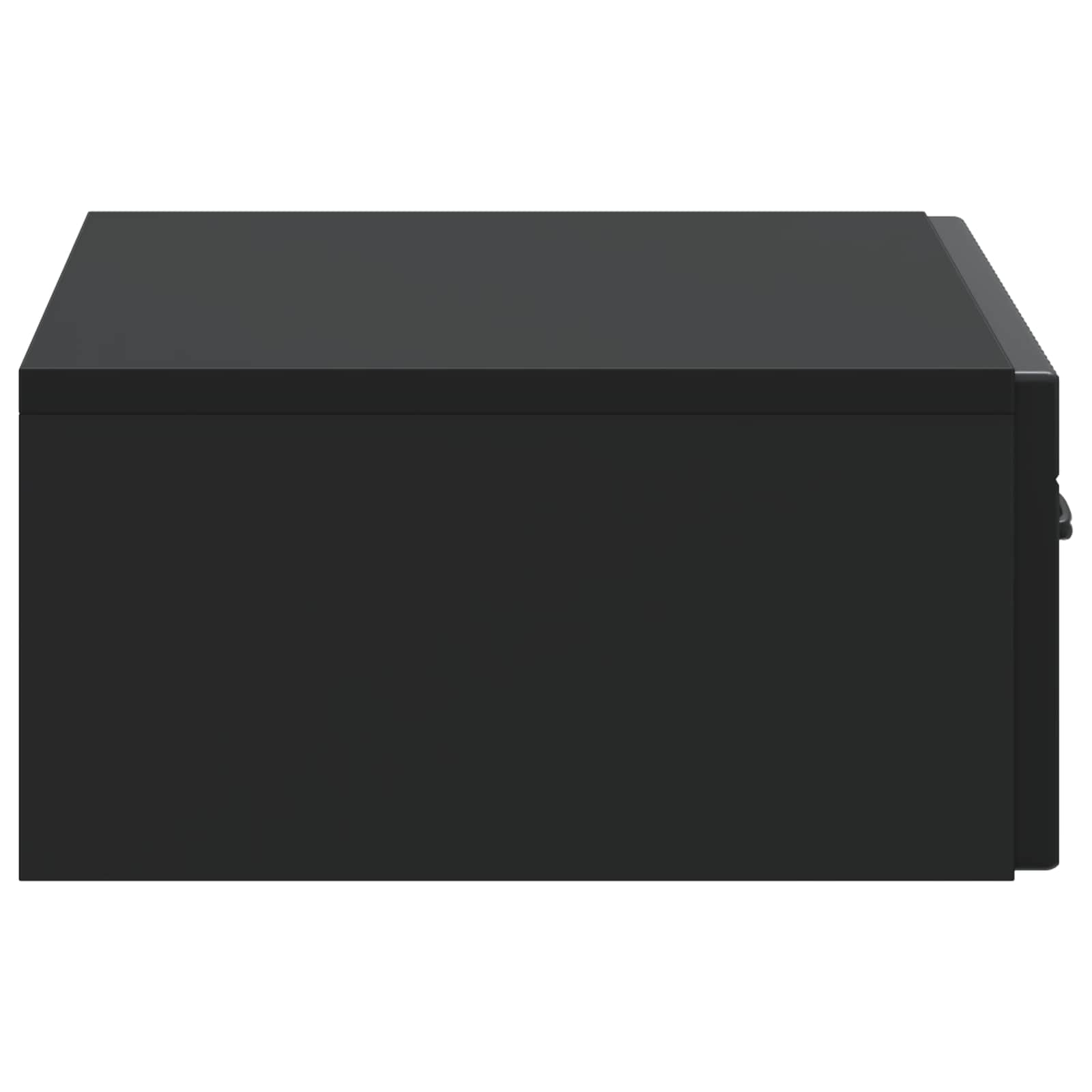 Tavolino da Parete Laterale Nero 59 x 34,5 x 17 cm | homemem39