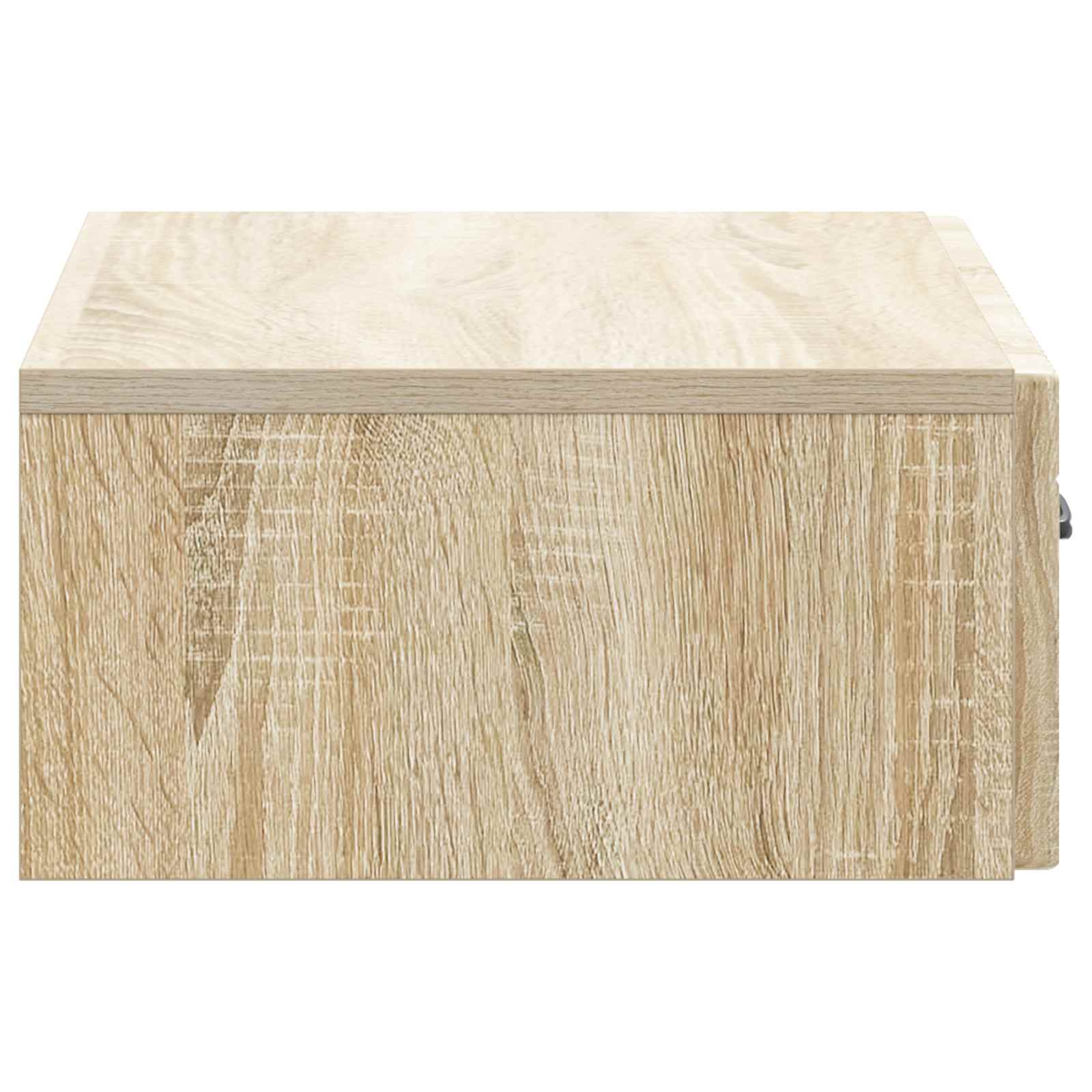 Tavolino da Parete Laterale Rovere Sonoma 59 x 34,5 x 17 cm | homemem39
